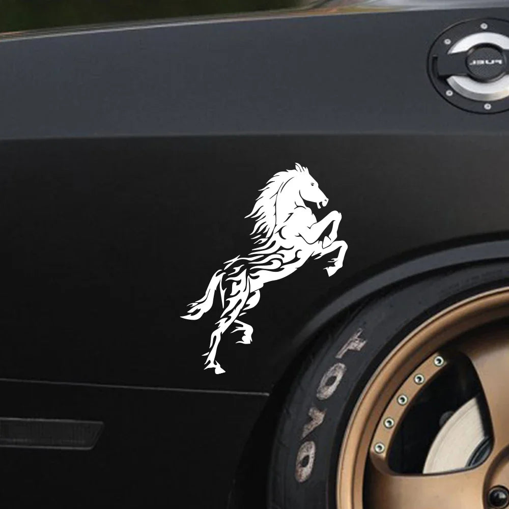For Side Door Window Auto Styling Sticker Handsome Horse