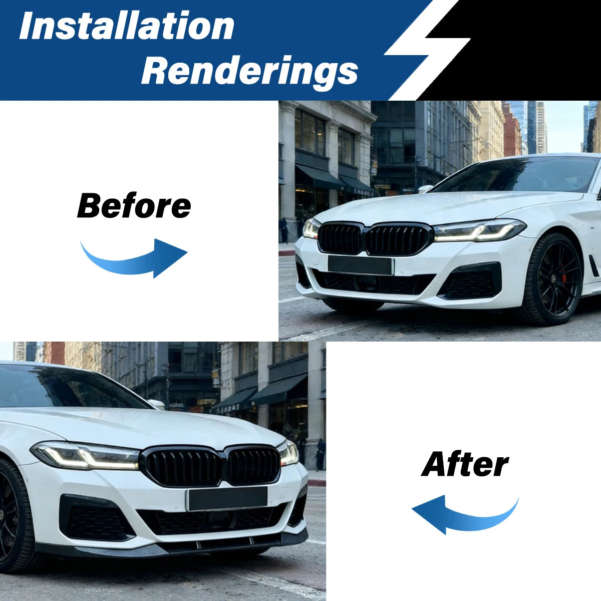 For BMW 5 Series G30 G31 Lci M Performance 2020 2021 2022 2023