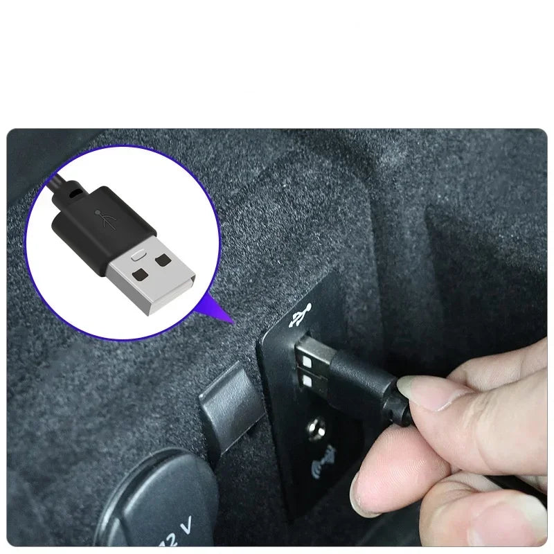 In Foot Ambient Interior Atmosphere USB Backlight Mood Well