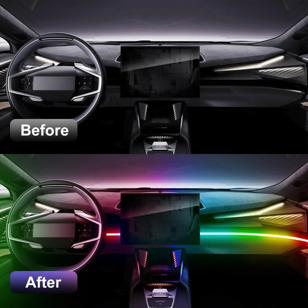 Acrylic RGB Interior Strip USB Ambient Flexible Atmosphere