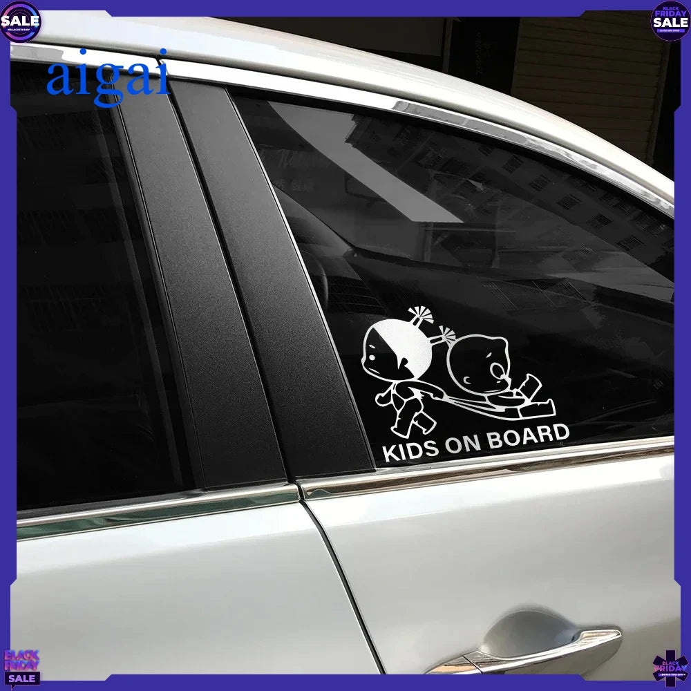 Body Window Windshield Creative Vinyl Decal Sticker Kids On