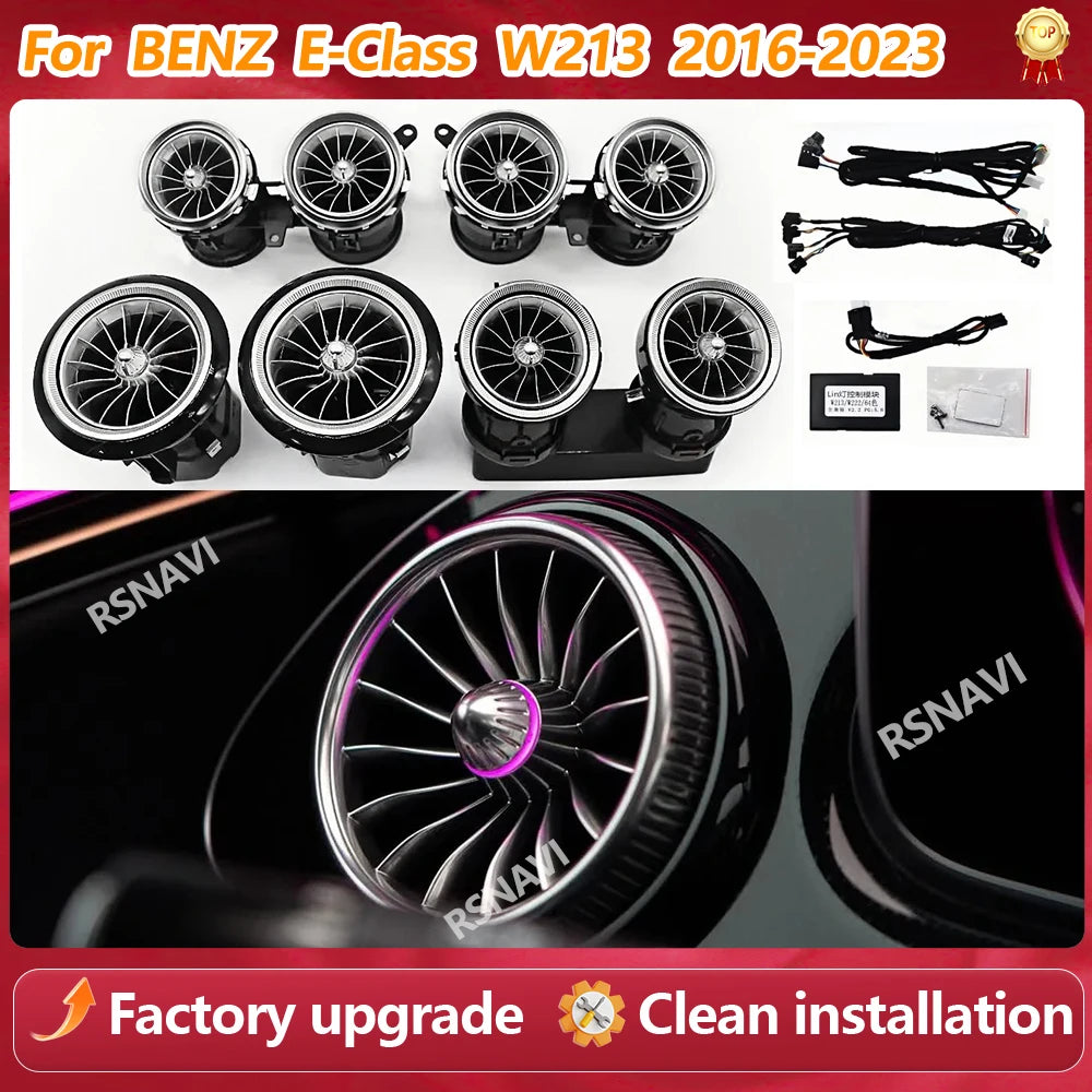 For Mercedes Benz E-Class W213 2016-2023 Colors Air Vents