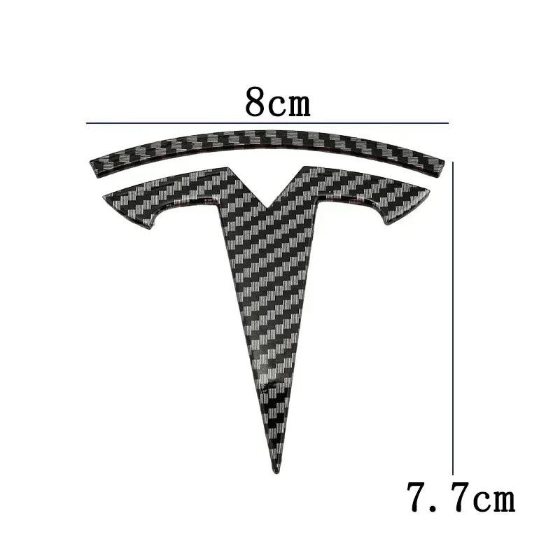 For Tesla Model 3 Mode Y ABS Front Hood Logo Cover Emblem