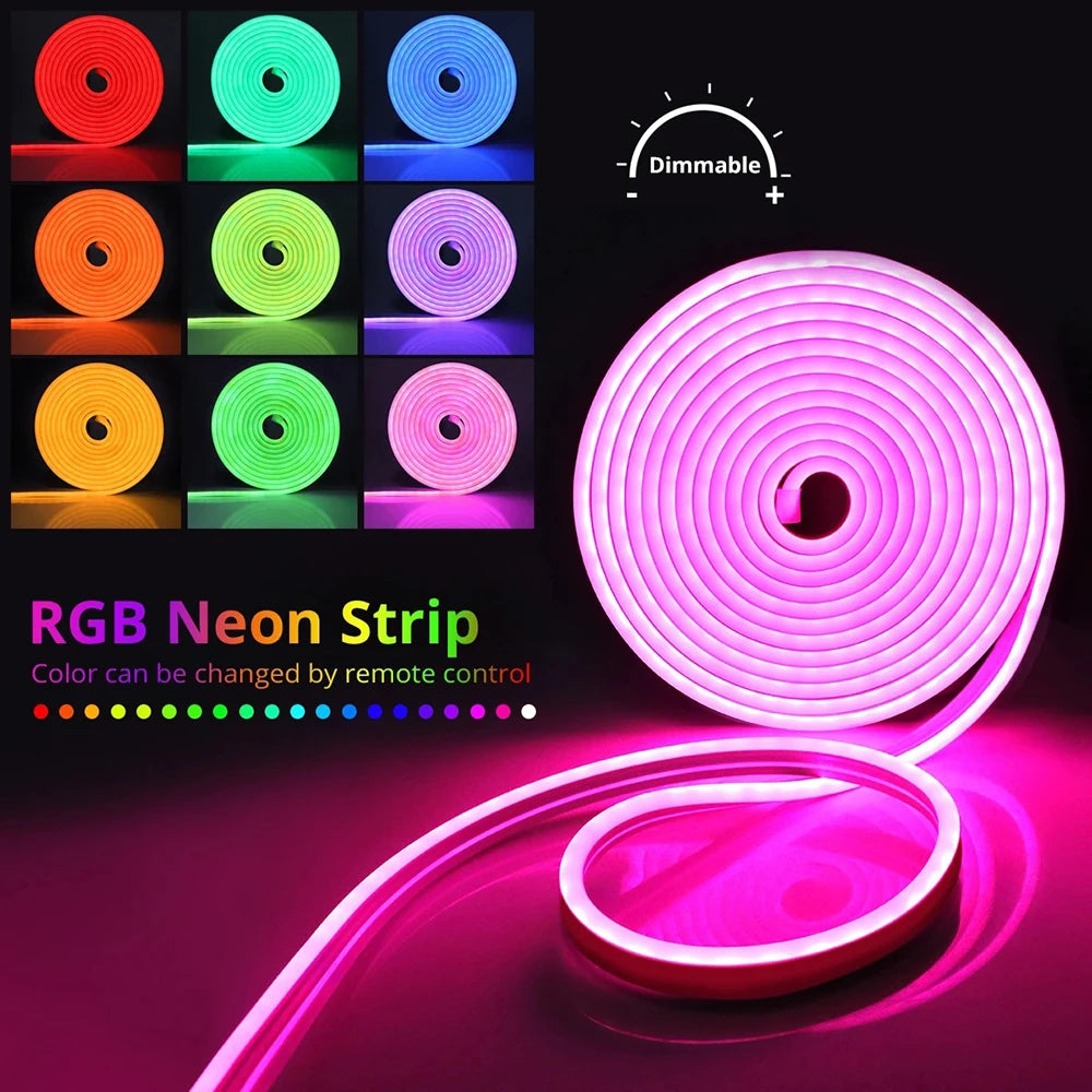 For Home Gaming Room Decor Lighting RGB Strip USB 5V Waterproof