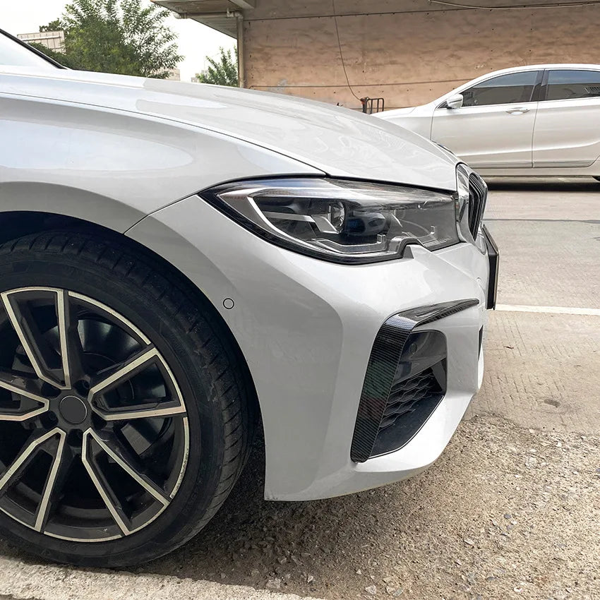 For BMW G20 G21 Front Bumper Lip Spoiler Fog Cover Trim Grille