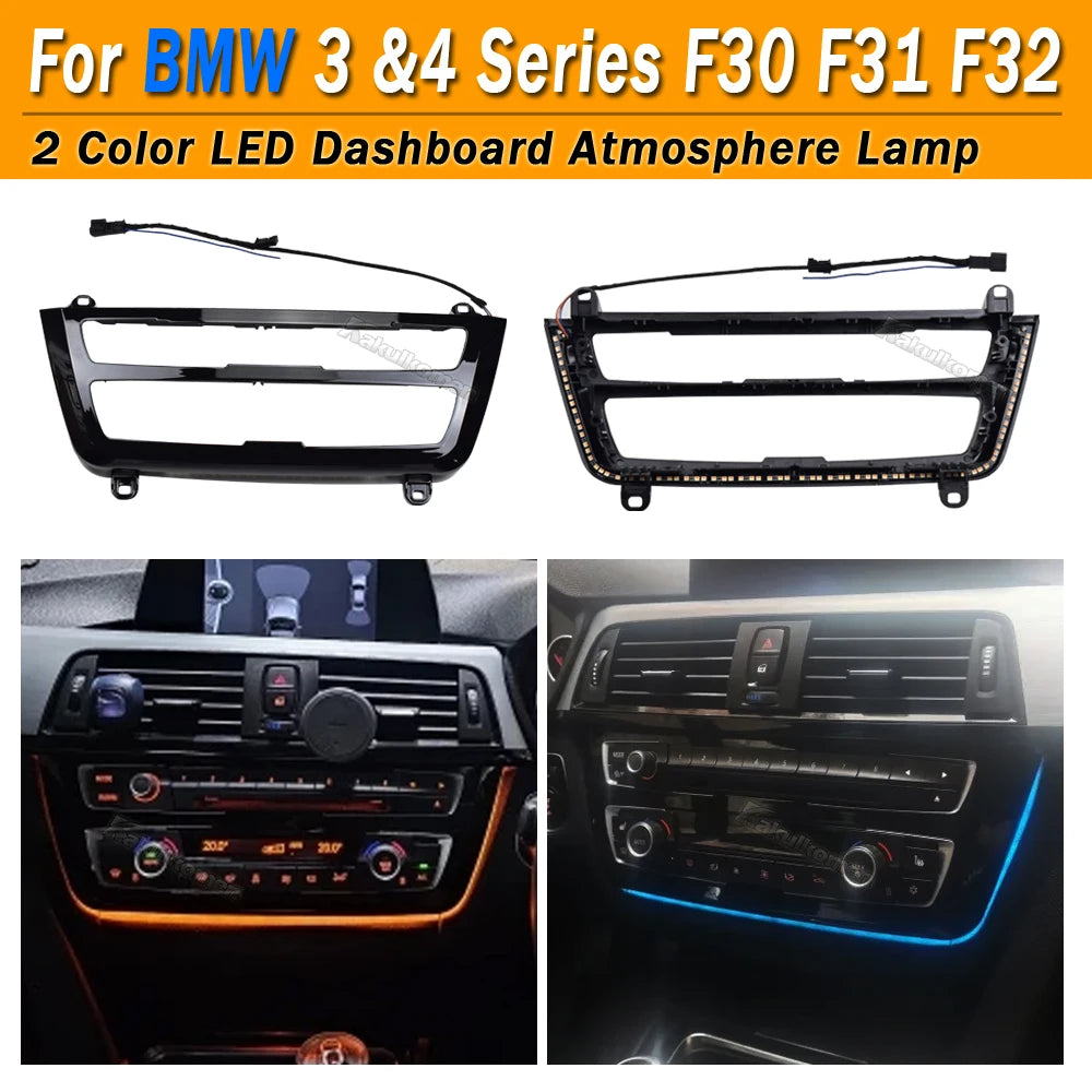 For BMW 3 4 Series F30 Ambient Kit Dashboard Center Console