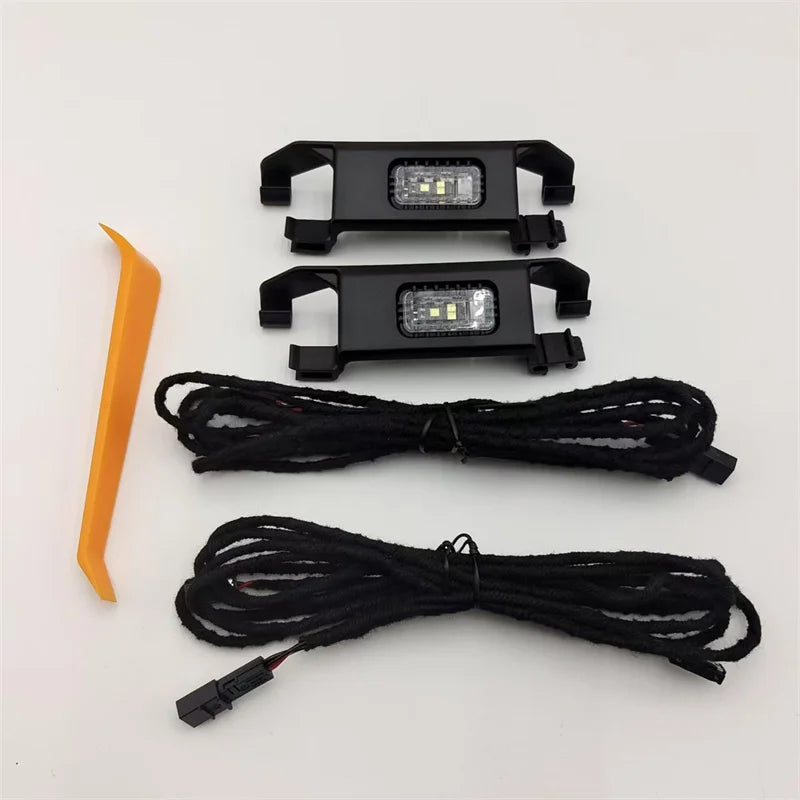 For T-ROC Jetta Polo T-Cross Enyaq 2PCS Rear Footlight Footwell