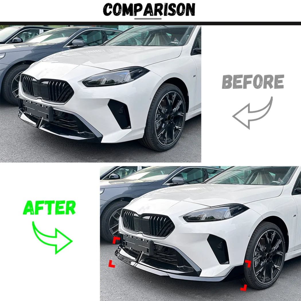 For BMW 1 Series 2 Series F70 F74 M Sport Front Bumper Spoiler