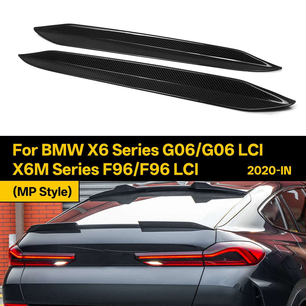 For BMW X6 Series G06 G06 Real Dry Carbon Fiber Rear Window