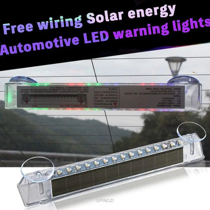1PCS External Wireless Alarm Side Marker Indicator Solar Flashing