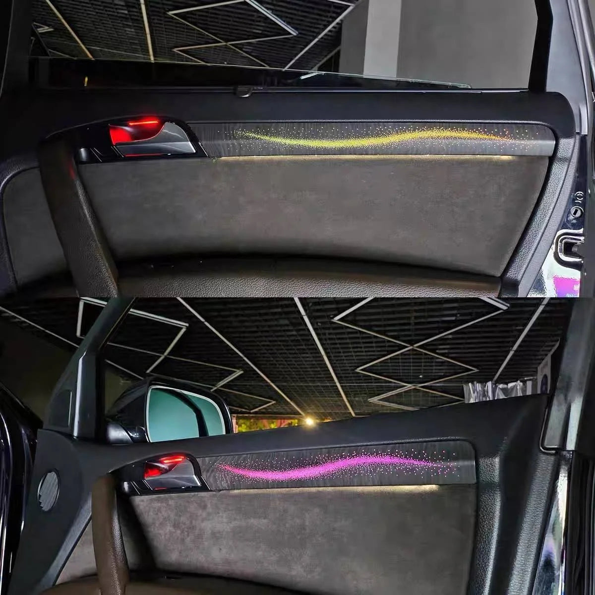 For Audi Q7 2006-2015 Auto Interior 64-color Galaxy Symphony