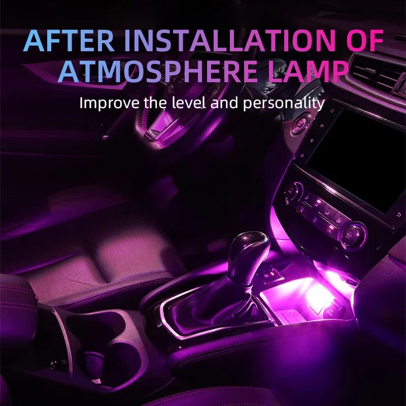 USB Interior MINI Atmosphere Night Indoor Ambient Lighting Strobe