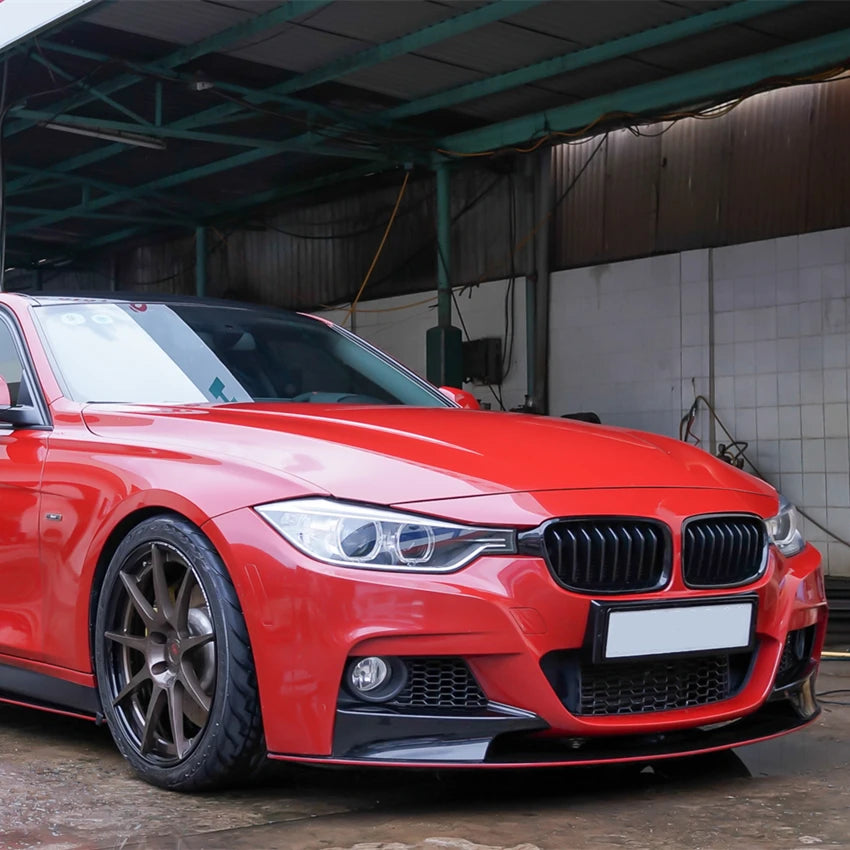 For BMW F30 F31 F35 320I Front Bumper Side Splitter Spoiler Kit