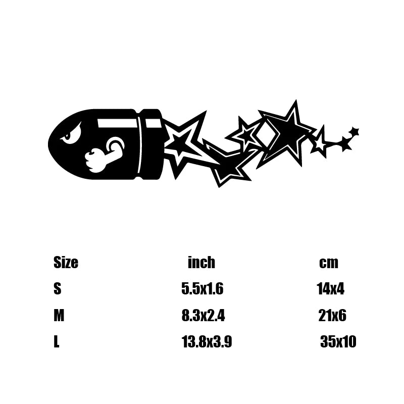 For A Unique Bullet Cartoon Stickers Cute Funny Personalized