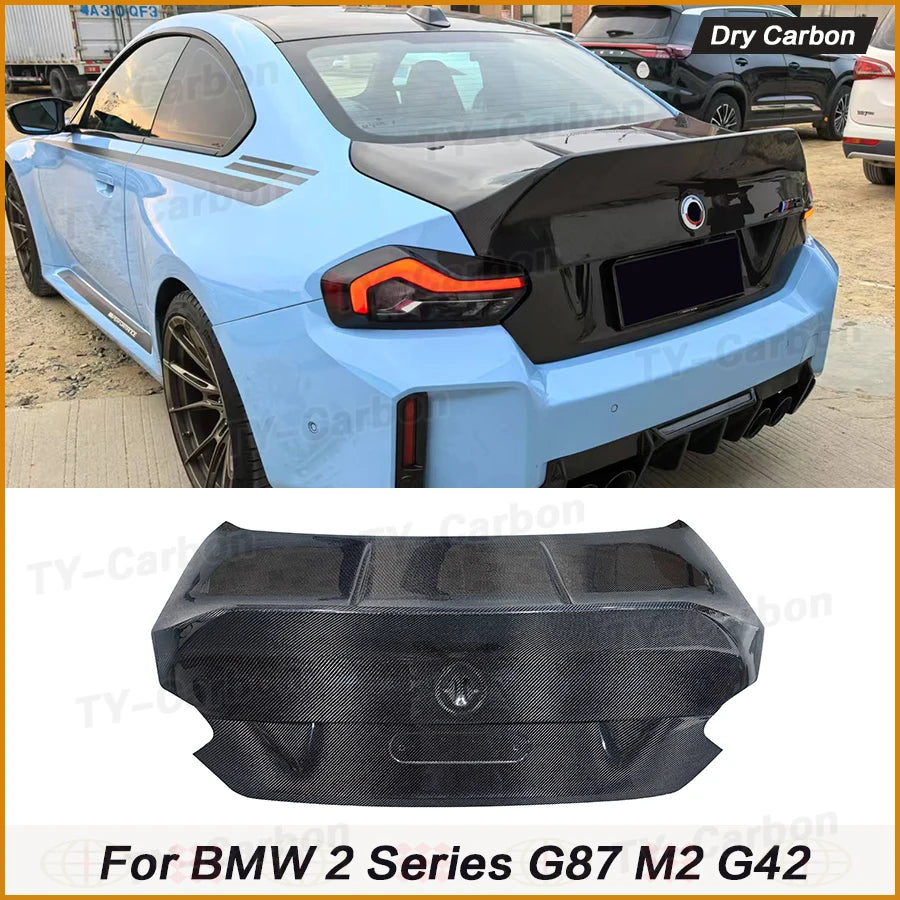 For BMW G87 M2 Coupe G42 Dry Carbon Fiber Rear Trunk 2-door 2023