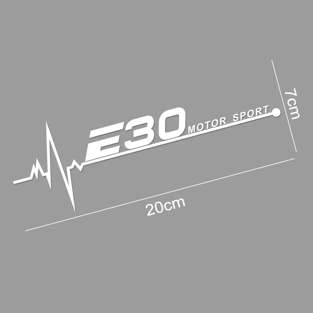 For BMW E46 E90 E91 E60 Side Window Sticker Decor Film Decal E39