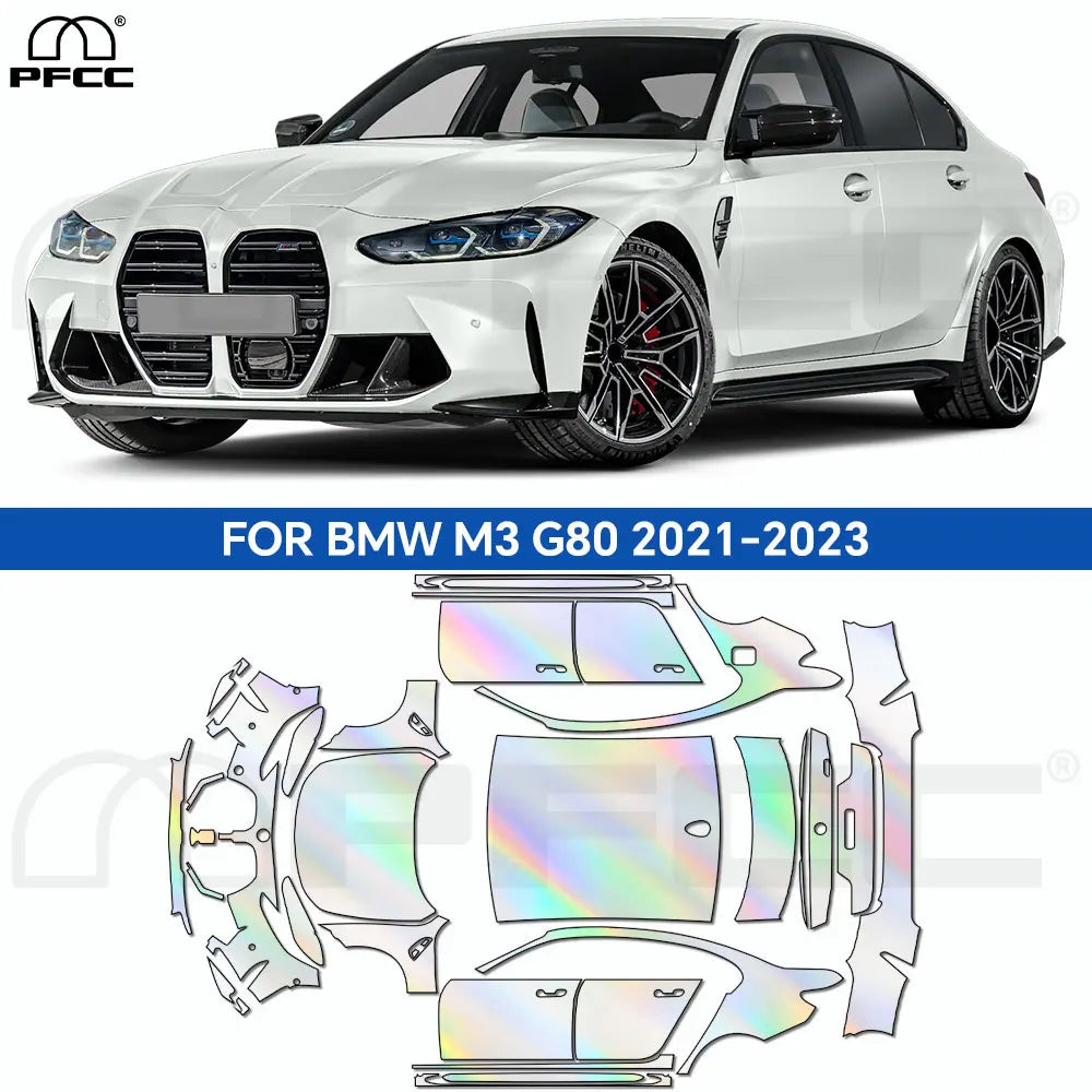 For BMW M3 G80 2021 2022 Pfcc 2023 Paint Protection Film