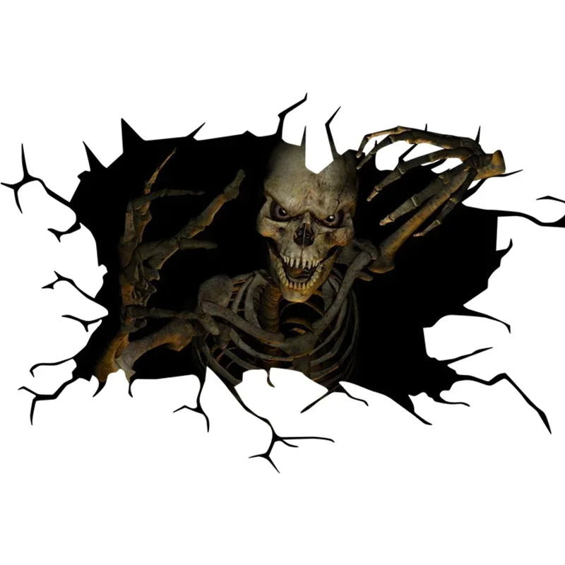 Stickers Halloween Floor Wall Skeleton Horror Sticker