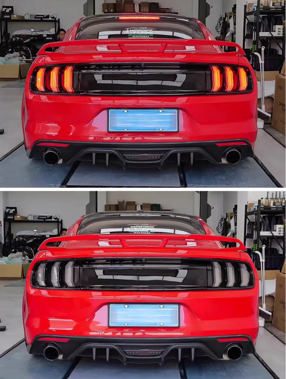 Ford Mustang S650 Taillights Amber Turn Signals Dynamic Reverse