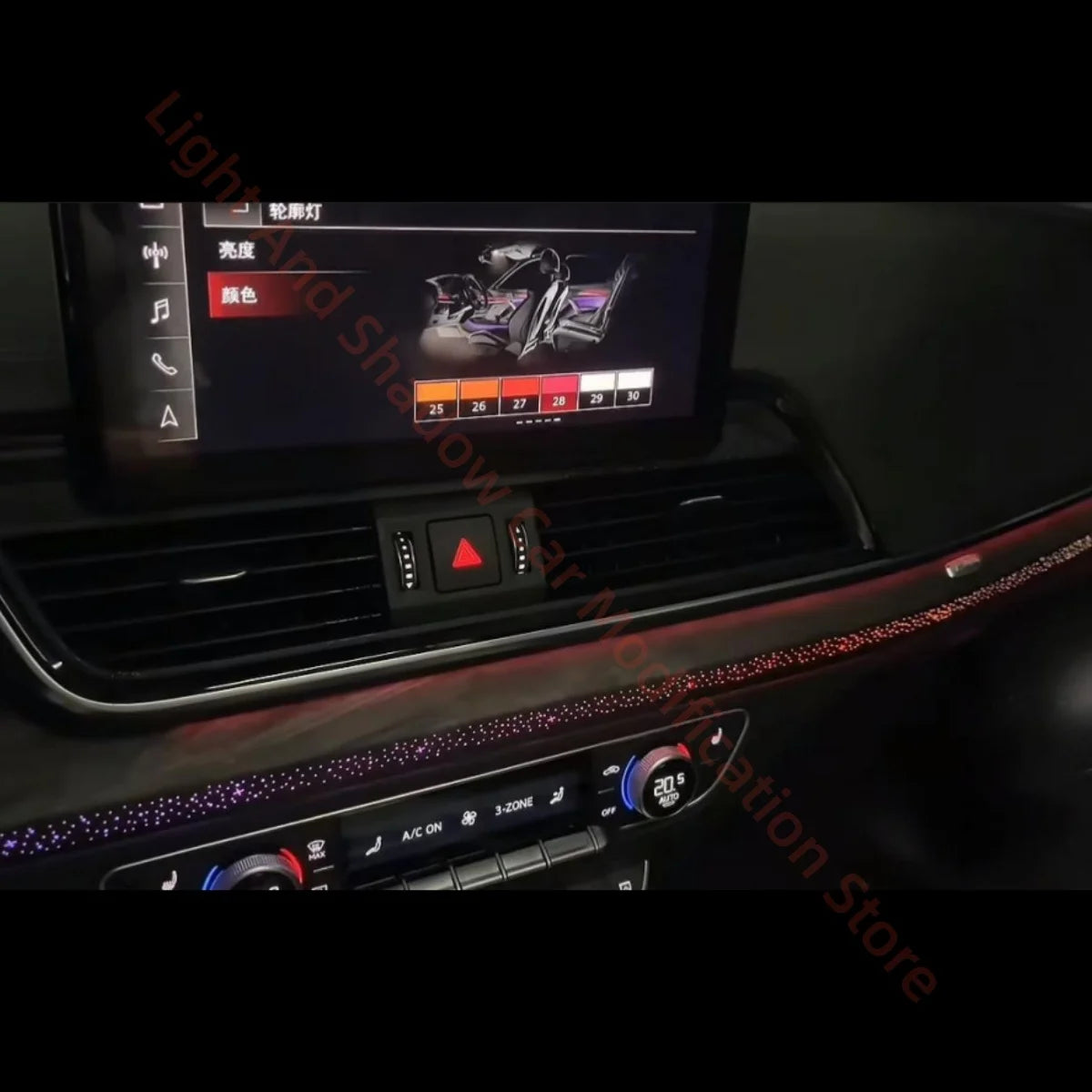 For Audi Q5 Q5L 2018-2025 Atmosphere Ambient Interior Lighting