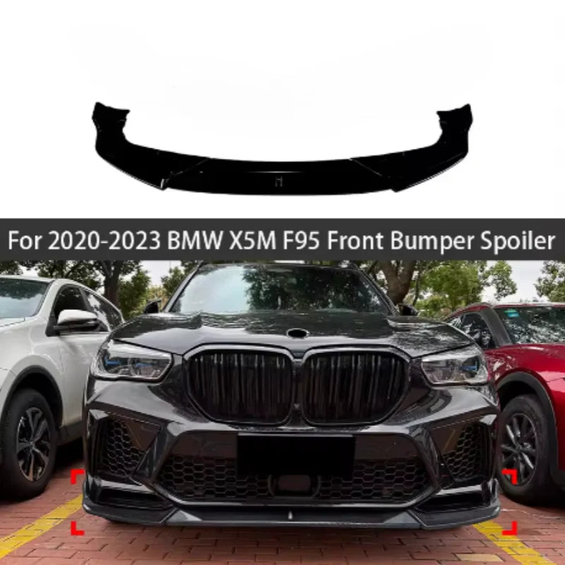 For 2020-2023 BMW X5M F95 Front Suitable Bumper Splitter Lip