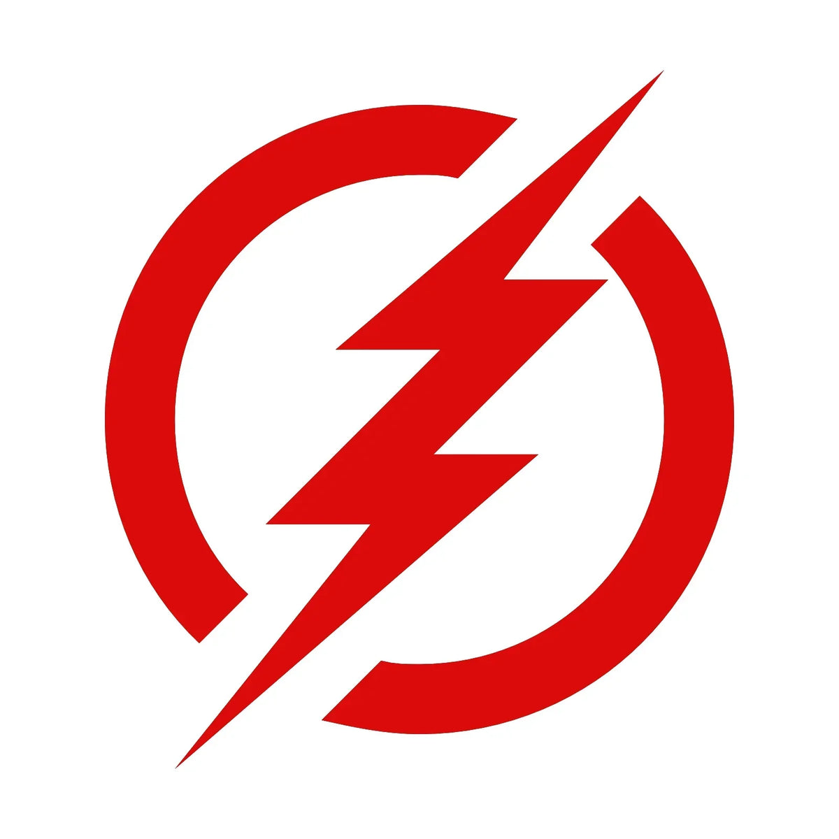 Personality Battery Electric Symbol Lightning Charging Vinyl