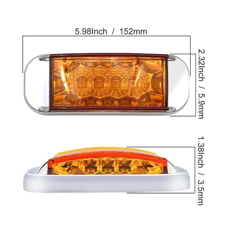 For Clear Directional Signals Visibility Truck Side Durable