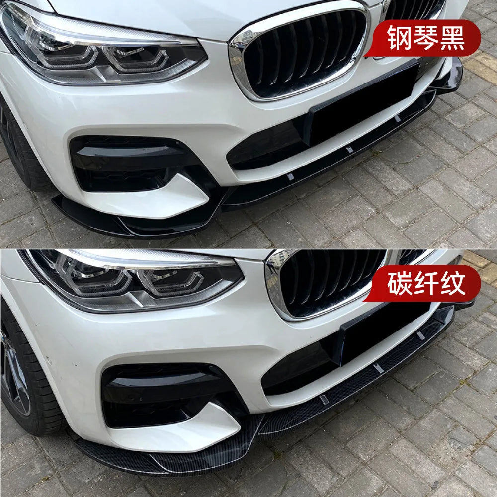 For BMW X3 G01 X4 G02 M Pack 2018-2021 Front Lip Corner Spoiler