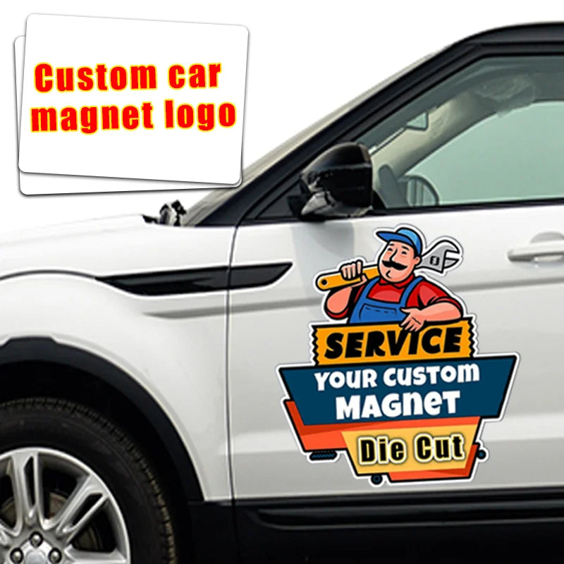 Custom Magnet Logo Truck Body Stickers Magnetic Personalized