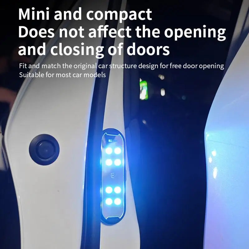 Door Colorful Flashing Welcome Magnetic Paste Open Emergency
