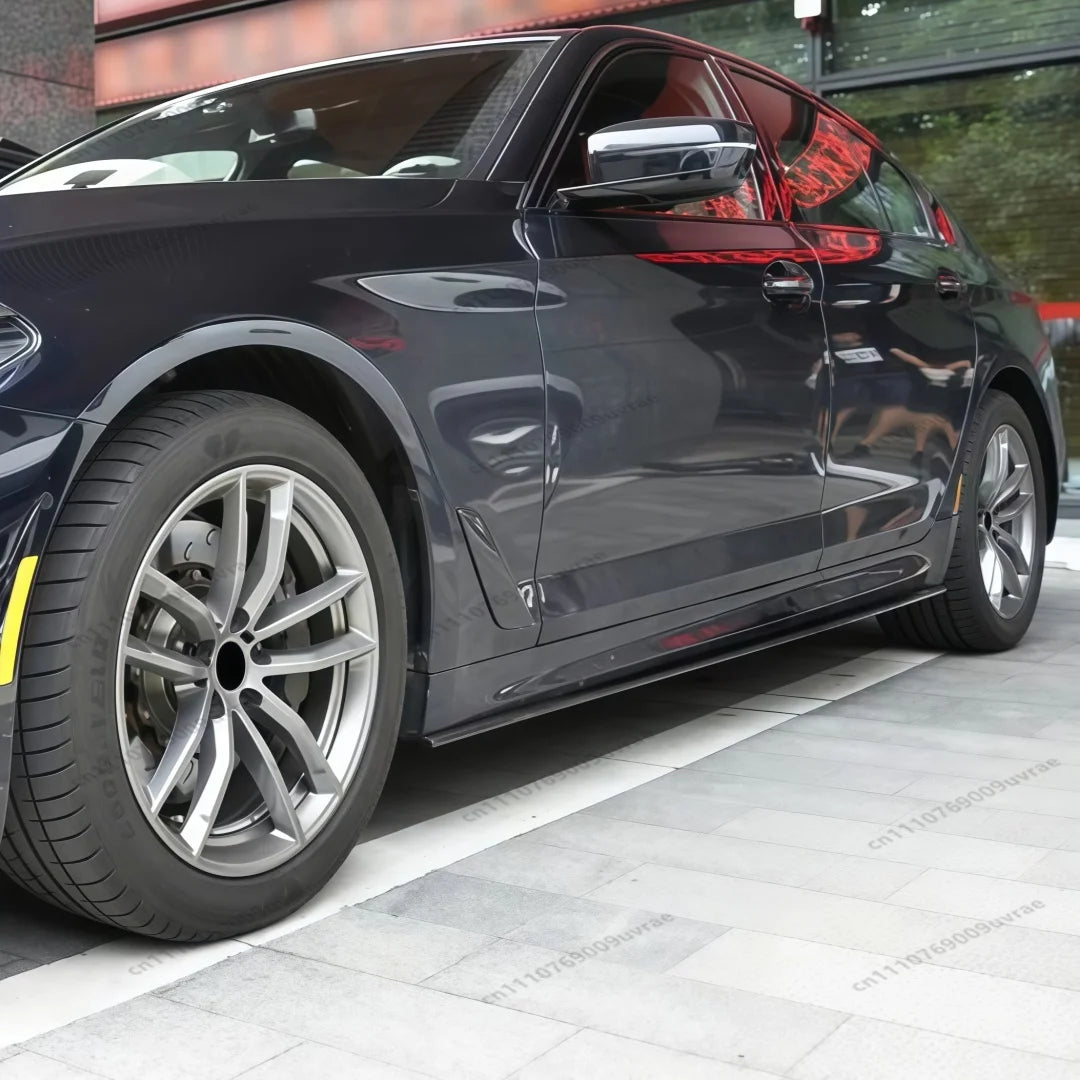 For BMW 5 Series G30 G31 M Performance Gloss Black Side Skirt