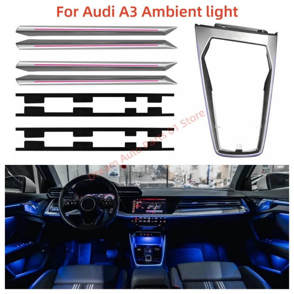 For Audi A3 Color Ambient Interior Lighting Upgrade Atmosphere