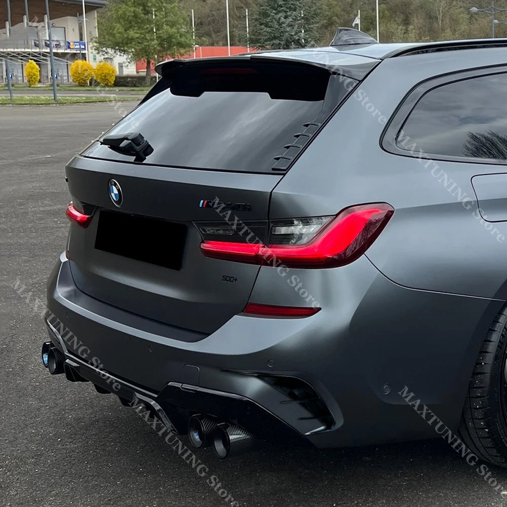 For BMW 3 Series G21 Touring Rear Trunk Window Side Wing Spoiler