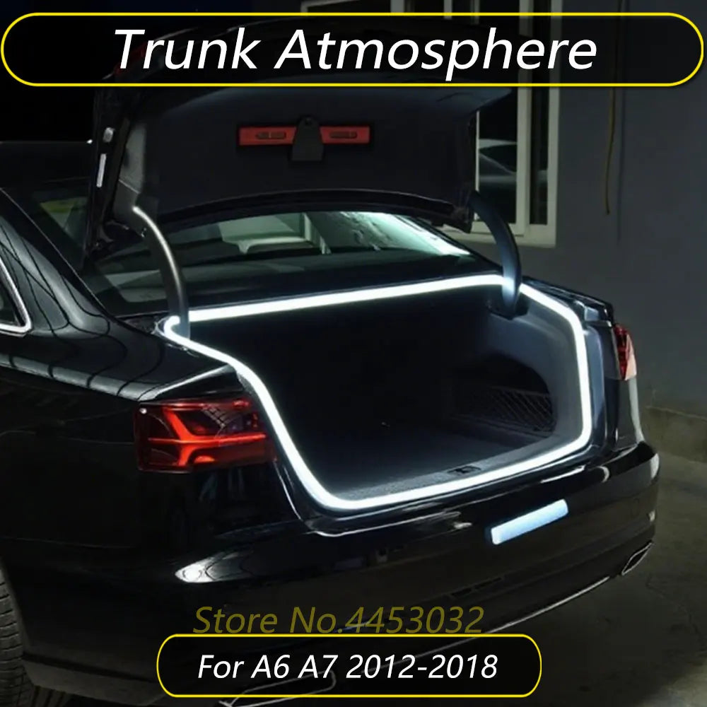 For Audi A6 C7 4G A7 4G8 2012-2018 Trunk Atmosphere Strip Kit