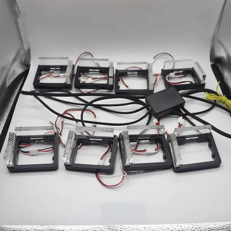 For MINI Bi LED Module Turn 8PCS 1.5 Inch 5D Crystal Matrix