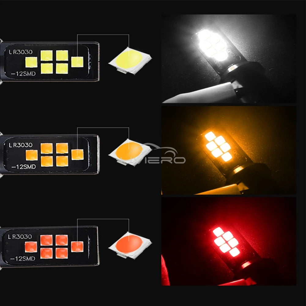 1X Turn Signal Bulbs 1156 1157 7440 P21W 3030