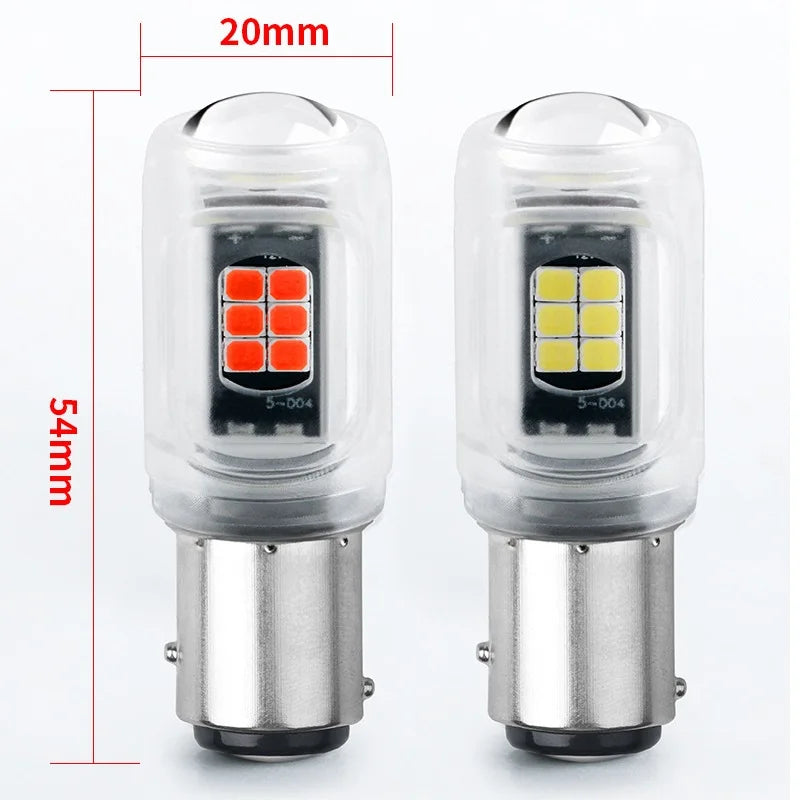 1PCS 16SMD S25 1156 ba15s bay15d 1157 P21 5W