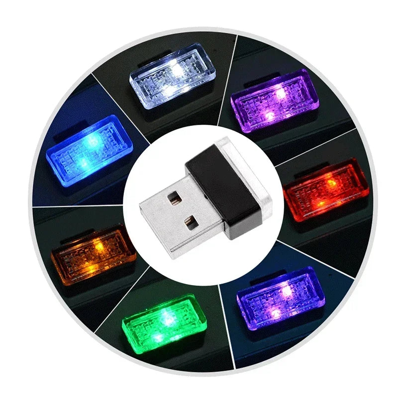 USB Atmosphere modification-free Interior Foot Lighting Mood