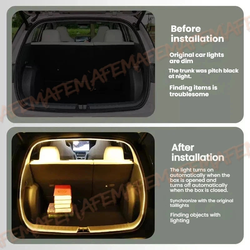For Mercedes Benz Eqa Eqb Eqc Eqe SUV Trunk Atmosphere