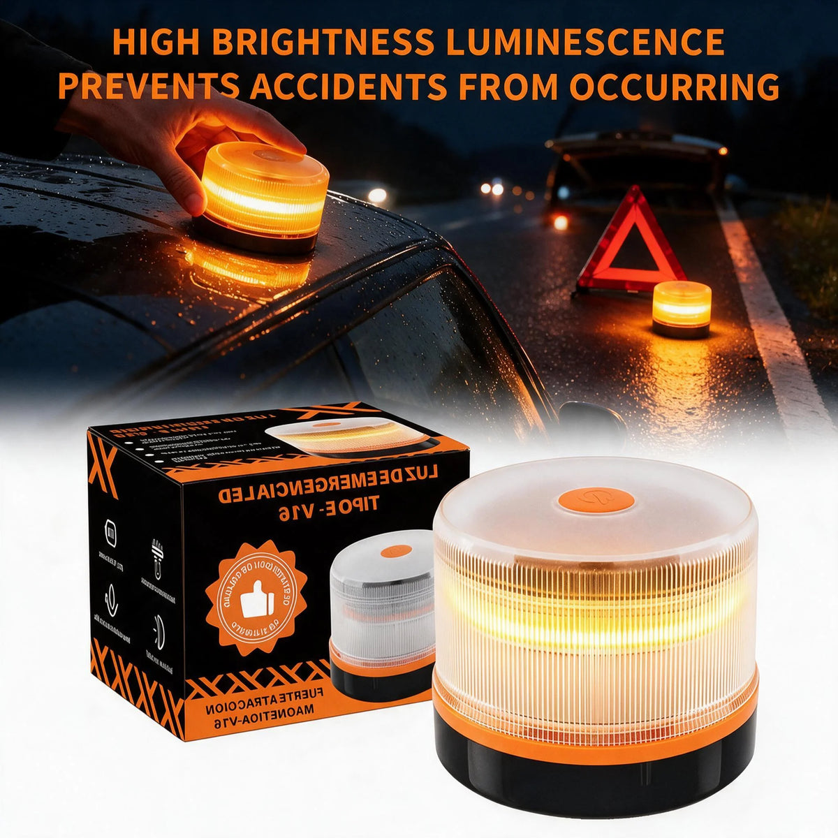 For Roadside Breakdown Traffic Alert High Emergency Beacon