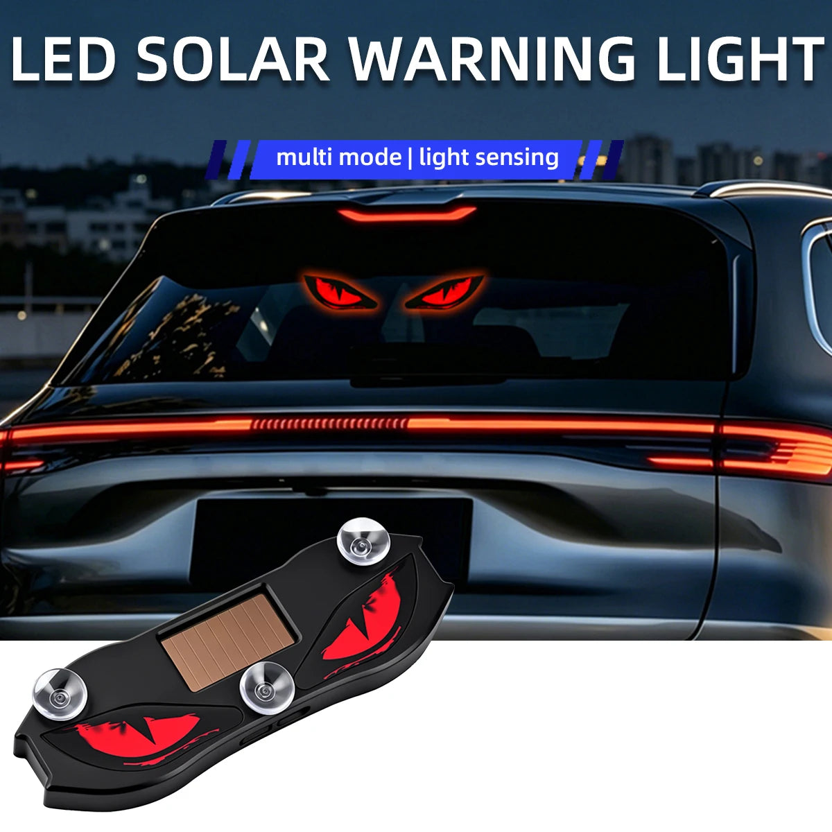Solar Creative Devil S Eye Cold Flash Warning Dynamic