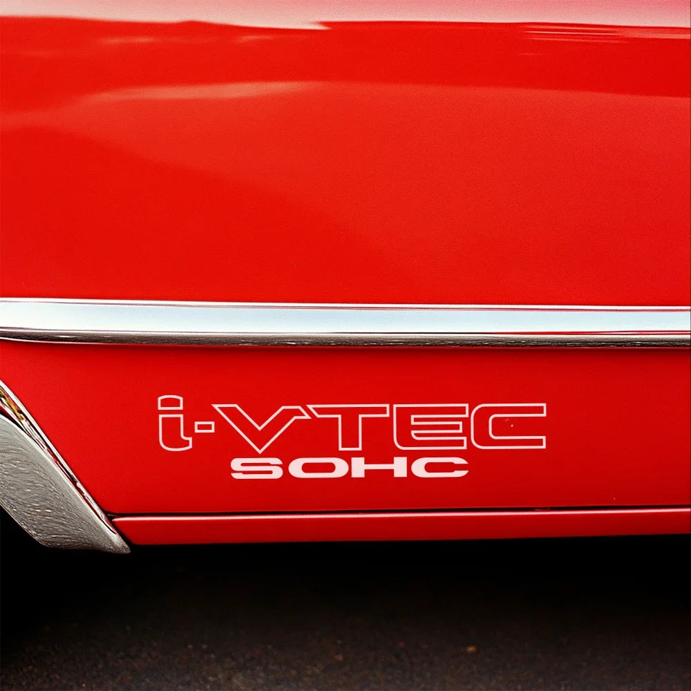 Pack i-vtec Sohc Sport Racing Decals Side Door Vinyl