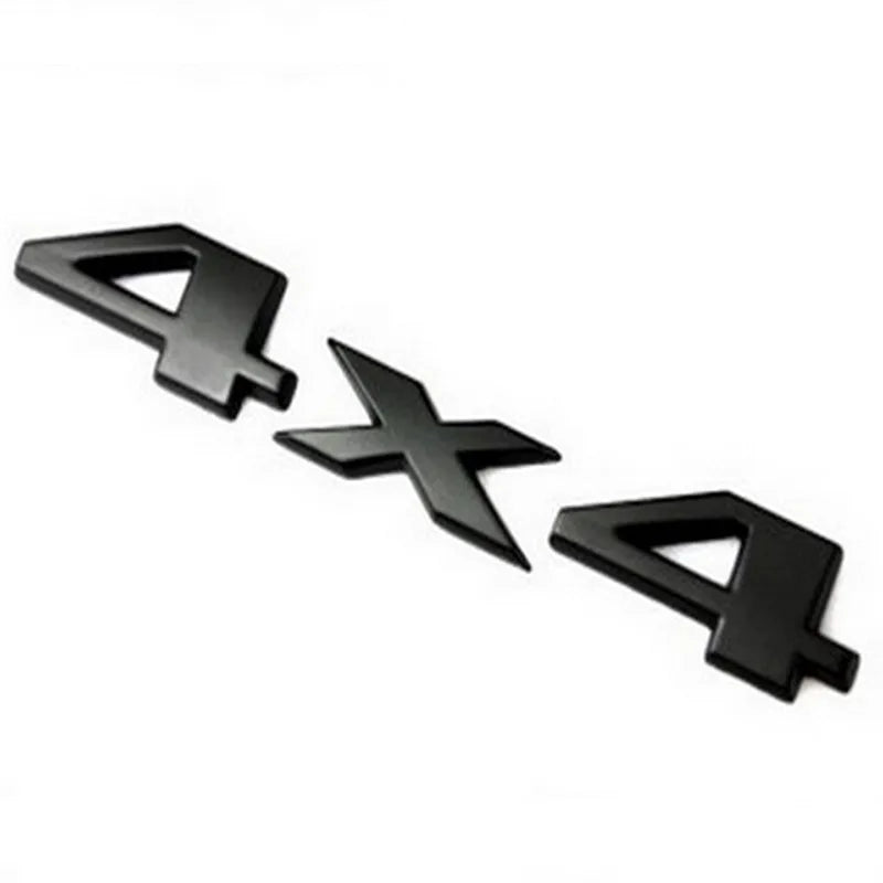 3D 4X4 Emblem Chrome ABS Sticker Tail Badge Rear