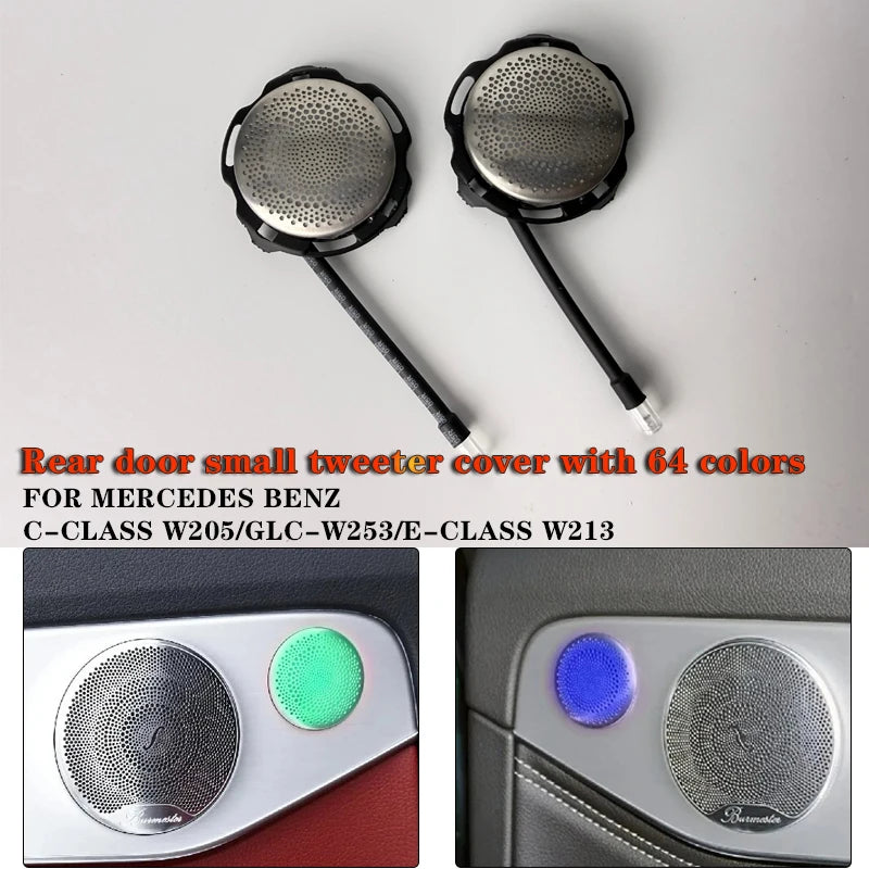 For Benz C E-Class W205 W213 Rear Door Small Tweeter Cover