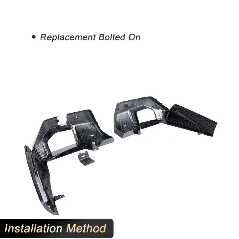 For BMW G90 G99 M5 2025 Rear Bumper Diffuser Lip Spoiler Dry