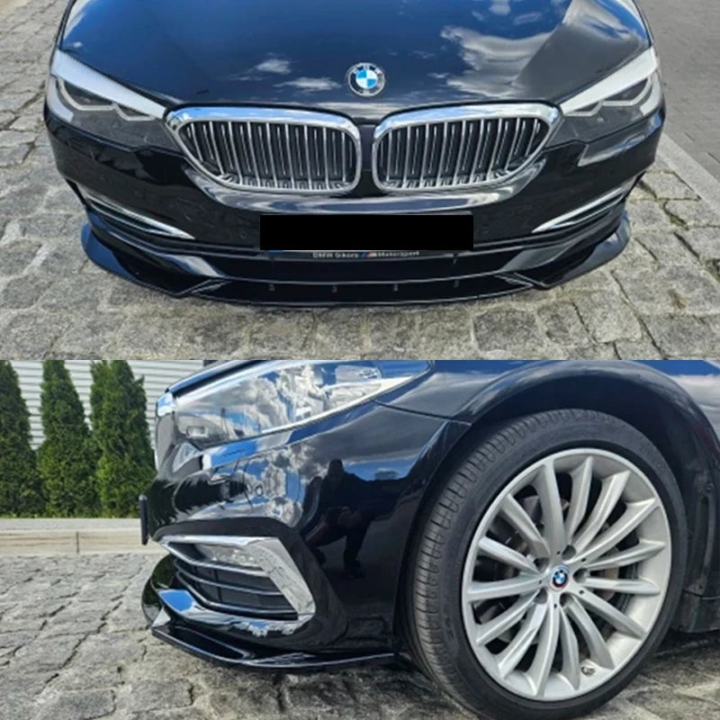 For BMW 5 Series G30 525I Front Bumper Lip Splitter Spoiler