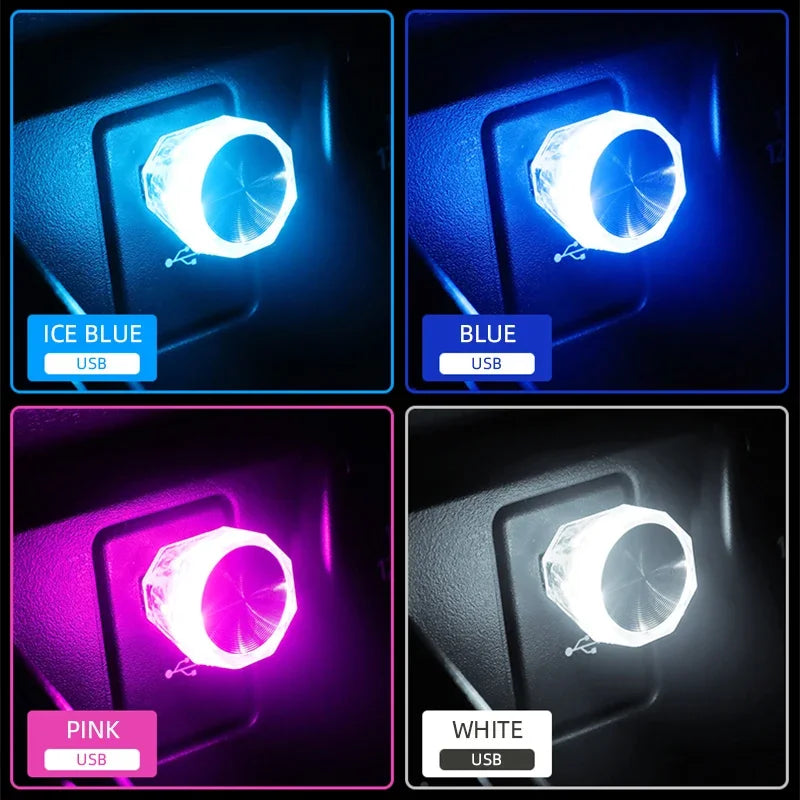 USB Interior MINI Atmosphere Night Indoor Ambient Lighting Strobe
