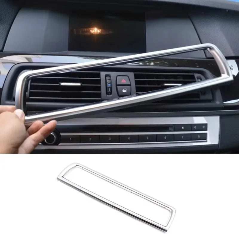 For BMW 5 Series F10 Interior Console Multimedia Ac Cd Panel