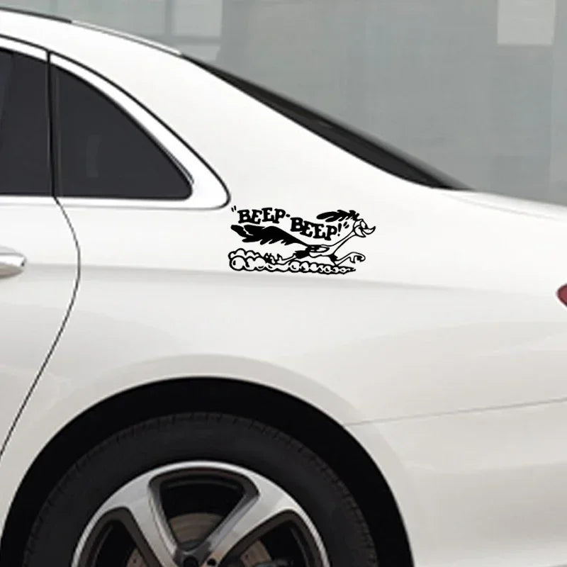 Road Runner Sticker Cartoon Oldfast Truck Laptop Viny