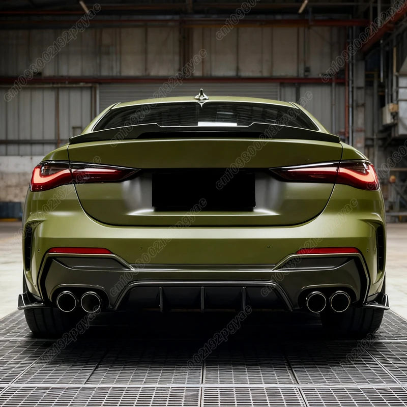 For BMW 4 Series G22 2021 2022 2023 Trunk M4 Spoiler Fixed